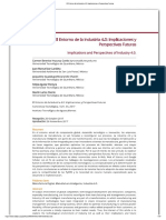 El Entorno de La Industria 4.0 - Implicaciones y Perspectivas Futuras