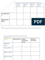 Plano de semana