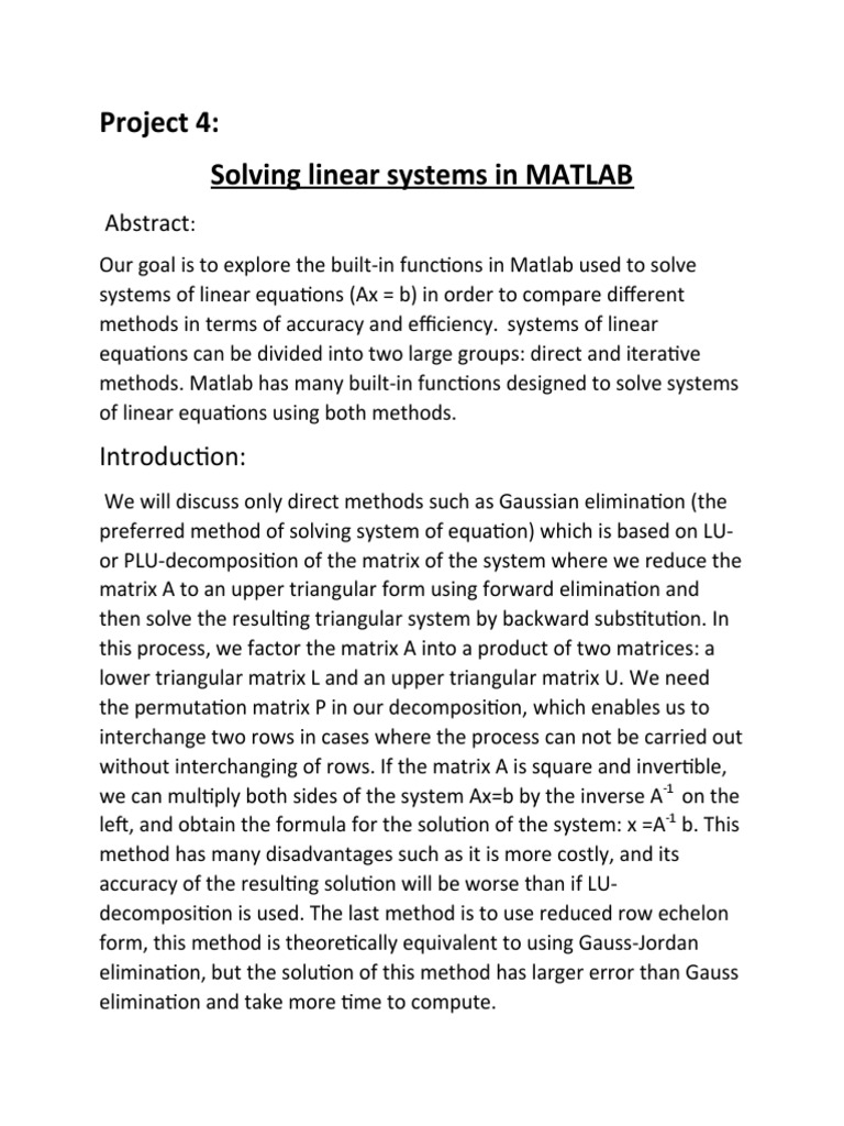 comparing-methods-for-solving-systems-of-linear-equations-in-matlab