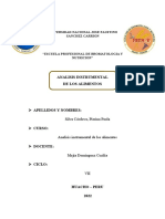 ANALISIS INSTRUMENTAL DE LOS ALIMENTOS