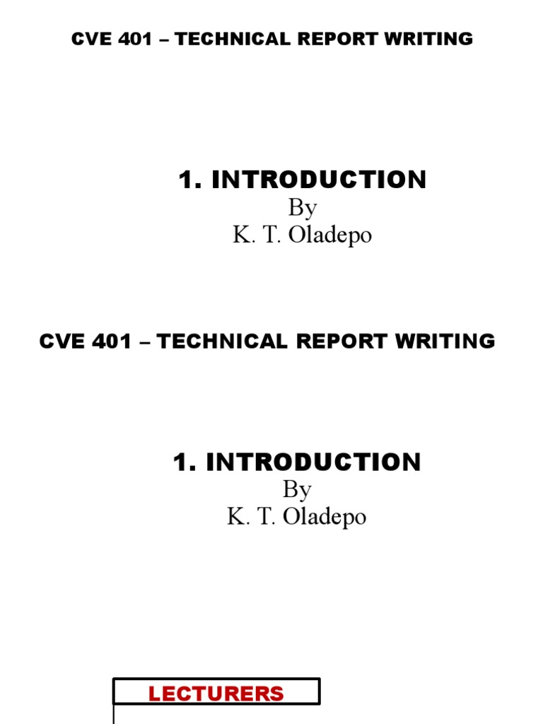 Technical Report Writing Essentials | PDF