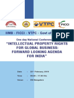 IIMB FCCI IPR Conference Programme 22nd Feb