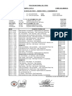 Hoja Ruta Patrullaje Motorizado Por Sectores y Cuadrantes Del 05set22 Al 11 de Setiembre Del 2022