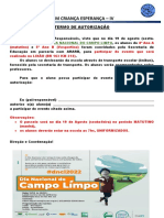 Convite Campo Limpo