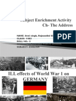 Ch- The Address: Effects of WWI on Germany