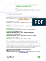 Invitación Socialización Presencial Cadena de Formación 29 de Octubre de 2022