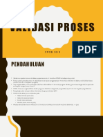 CPOB Valdasi Proses