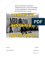 Ideario Bolivariano - Herencia Historica Libertaria