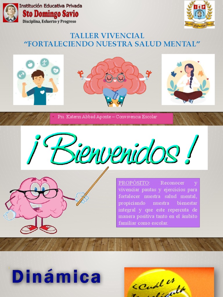 Taller para Fortalecer la Salud Mental | PDF | Salud mental | Dormir