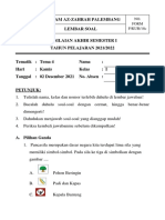 Soal Pas Tema 4