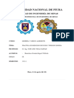 Trabajo RUIDO  - Mineria y Medio Ambiente