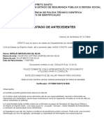 Antecedentes - Sistema Antecedentes _ Secretaria de Segurança Pública e Defesa Social Do Estado Do Espírito Santo