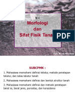 TM 4. Morfologi Dan Sifat Fisik Tanah