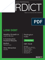 Stock Verdict Redington India 2022-01-24