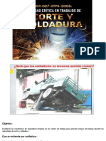 NOM-027-STPS-2008 Seguridad Crítica en Trabajos de Corte y Soldadura