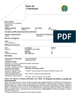 Certificado MEI instalador hidráulica elétrica