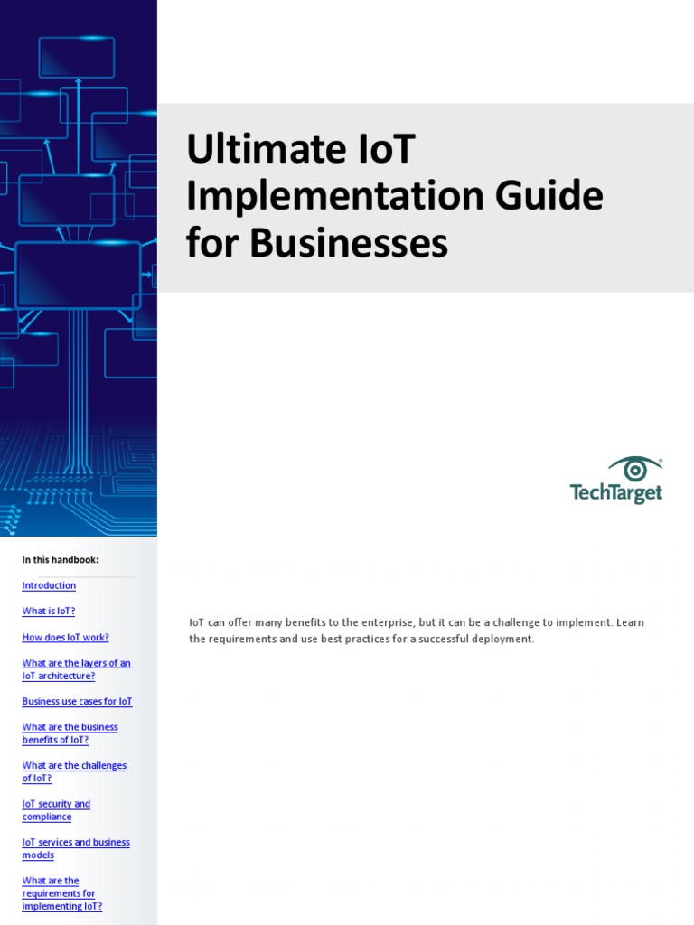 IoT Implementation Guide for Businesses | PDF | Internet Of Things ...
