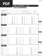 Hoja de Respuestas Test (S-50)