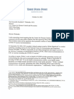 Senator Rand Paul Letter to Cdc on Weber Shandwick