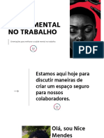 Saude Mental No Trabalho