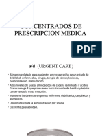 Concentrados de Prescripcion Medica