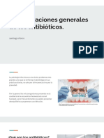 Consideraciones Generales de Los Antibióticos