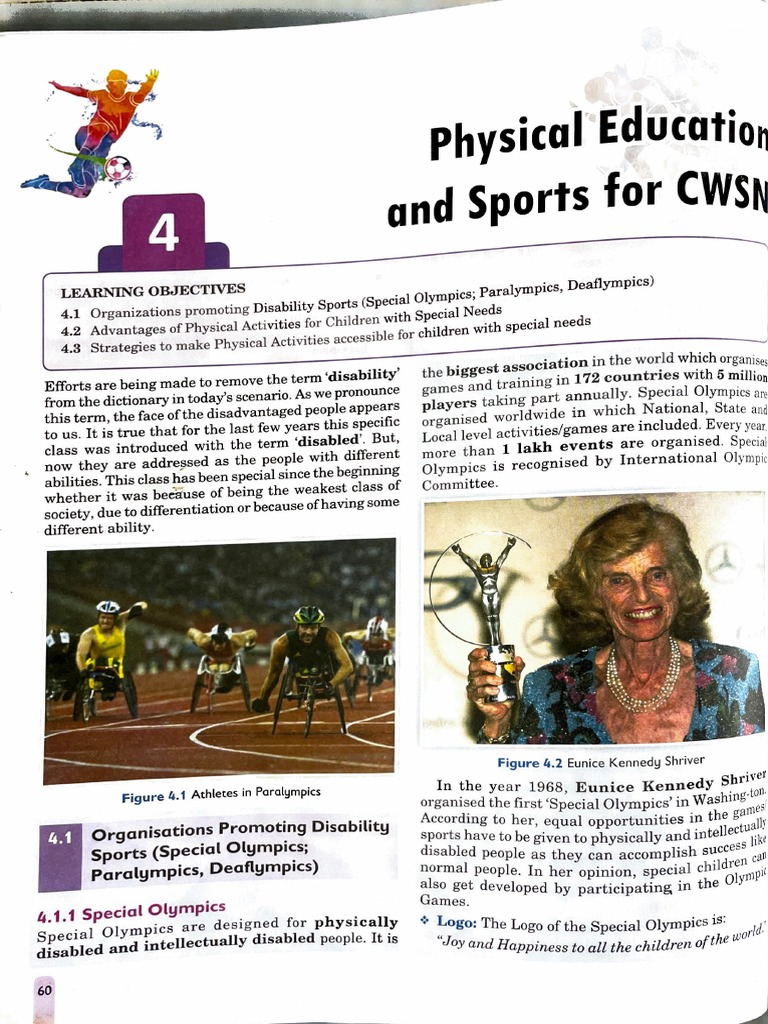 4.physical Education and Sports For CWSN PDF Paralympic Games