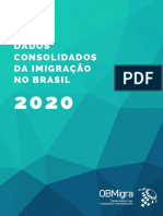 Dados Consolidados Da Imigração No Brasil - 2020