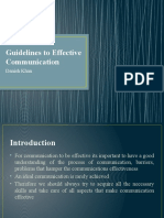 04 Guidelines to effective communication