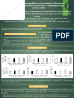 410 - Poster - Productive Performance of Mexican Creole Chickens 13 20 Weeks of Age Fed Diets With Different Concentrations of Metabolizable Energy and Crude Protein