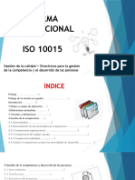 NORMA INTERNACIONAL Iso 100015