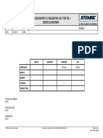 Procedimento e Registro de Testes DS5510 - DS5560 Padrão