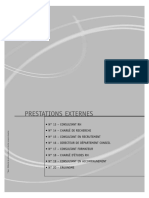 Fiches Metiers Prestations Externes