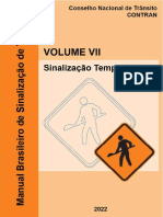 Vol. VII - Sinalização Temporária