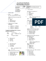 Ulangan Harian 1 - Bahasa Inggris VII (FIX)