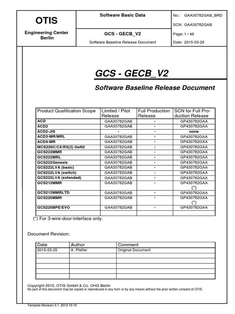 Software Baseline Release Document | PDF | Computer Architecture ...