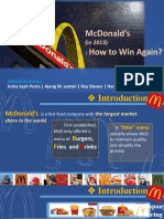 GROUP 1 - Innovation Strategy McDonald's