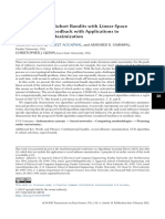 Stochastic Top K-Subset Bandits With Linear Space and Non-Linear Feedback With Applications To Social Influence Maximization