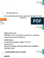 Encontro 10 - O Que É Sexualidade Na Adolescência, Reprodução, Contracepção e Direitos Reprodutivos