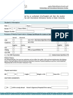 Is Health Evaluation Form