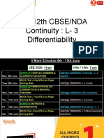 JEE 12th+CBSE NDA+Continuity+ +L-+3+Differentiability