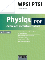 Exercices Incontournables - Physique - MPSI - PTSI - J'Integre (Nouveau Programme) (BIBLIO-SCIENCES - Org)