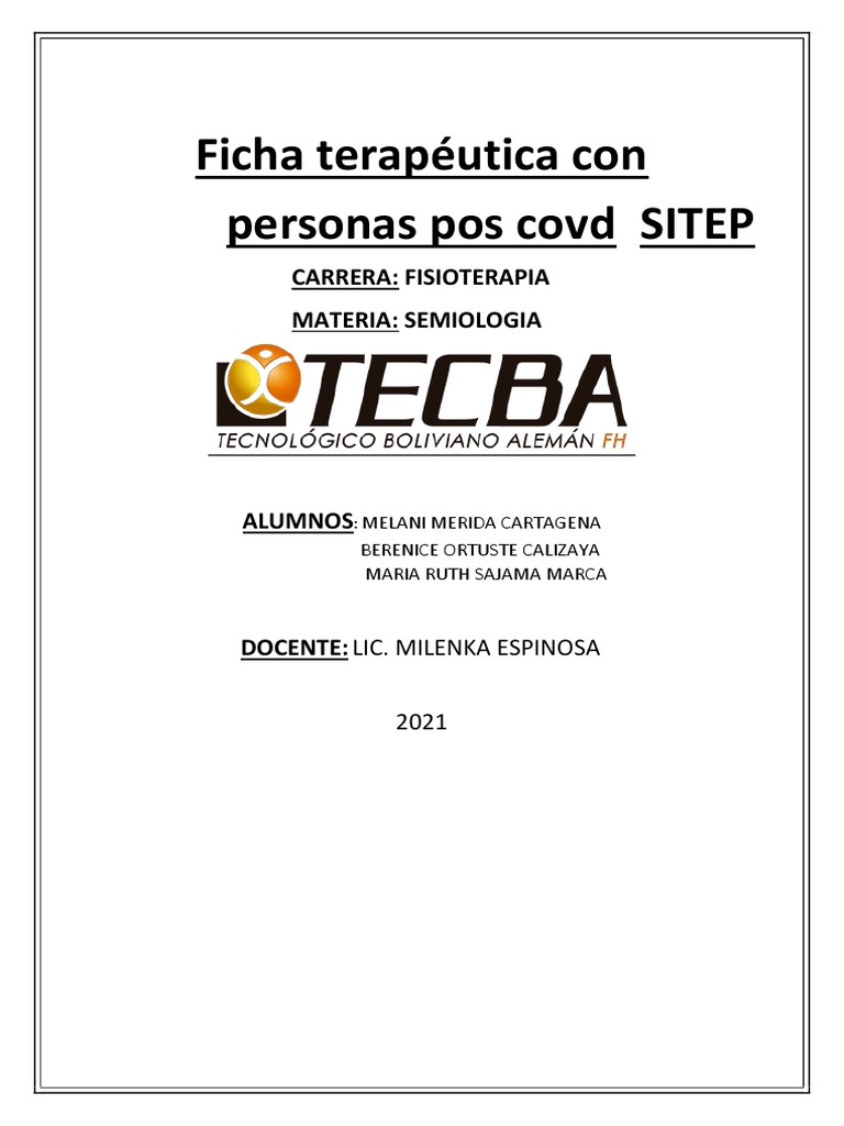 Proyecto Sitep Del Covid-1 | PDF | Epidemiología | Salud pública