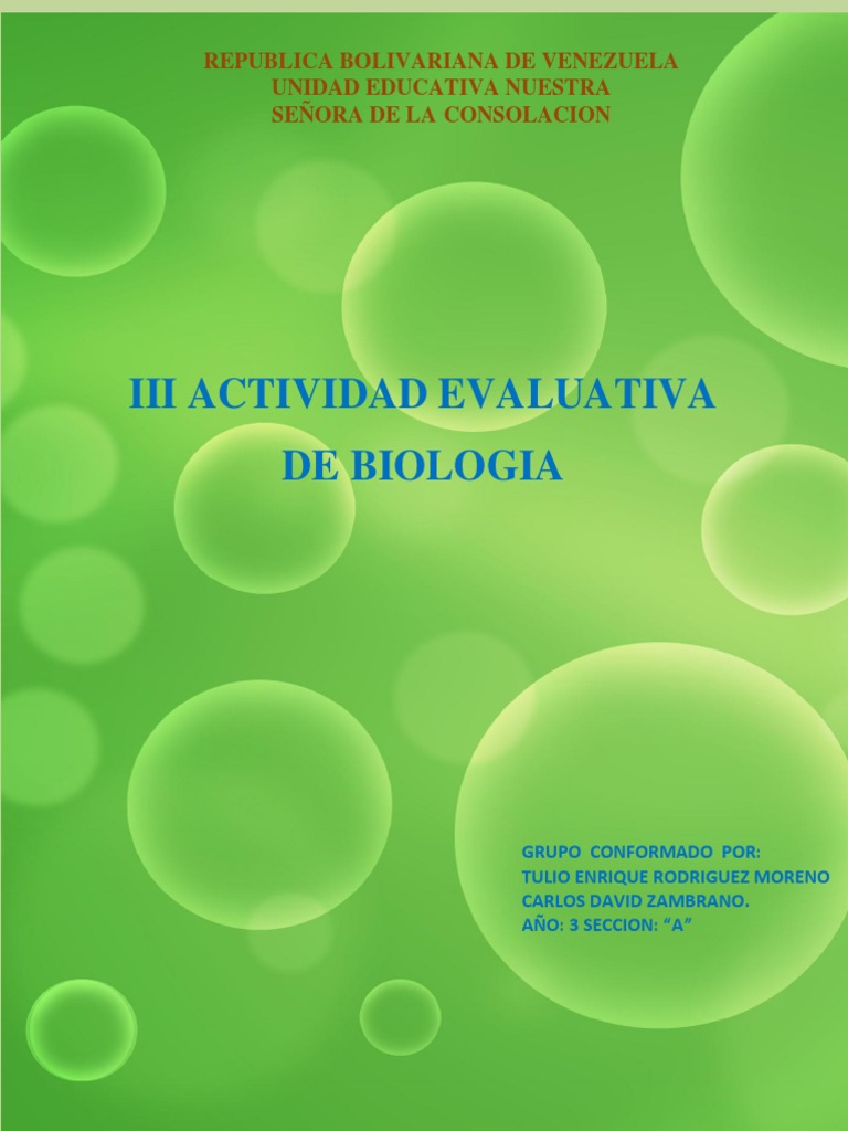 Actividad de Biologia PDF