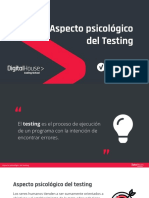 Aspecto psicologico del testing