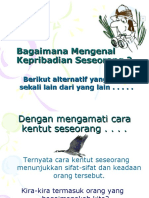 Bagaimana Mengenal Kepribadian Seseorang