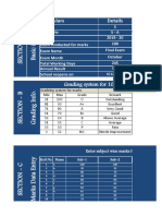 School Report Card and Mark Sheet Template