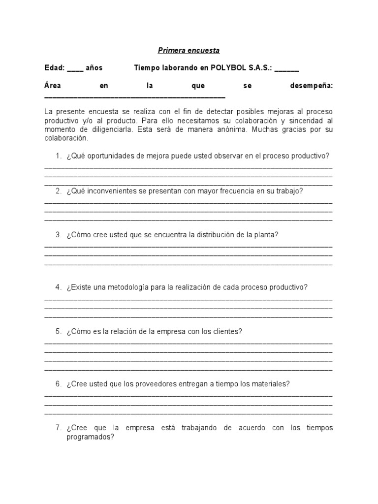Primera Encuesta PDF Business