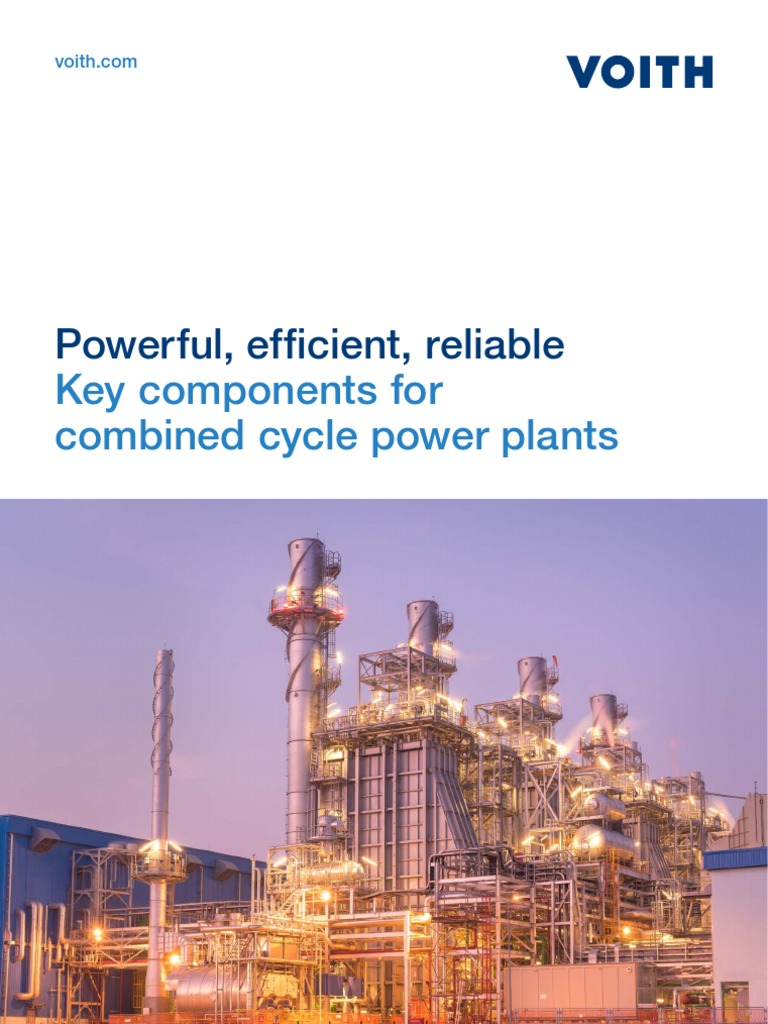 Voith Solutions for Combined Cycle Plants | PDF | Pump | Turbine