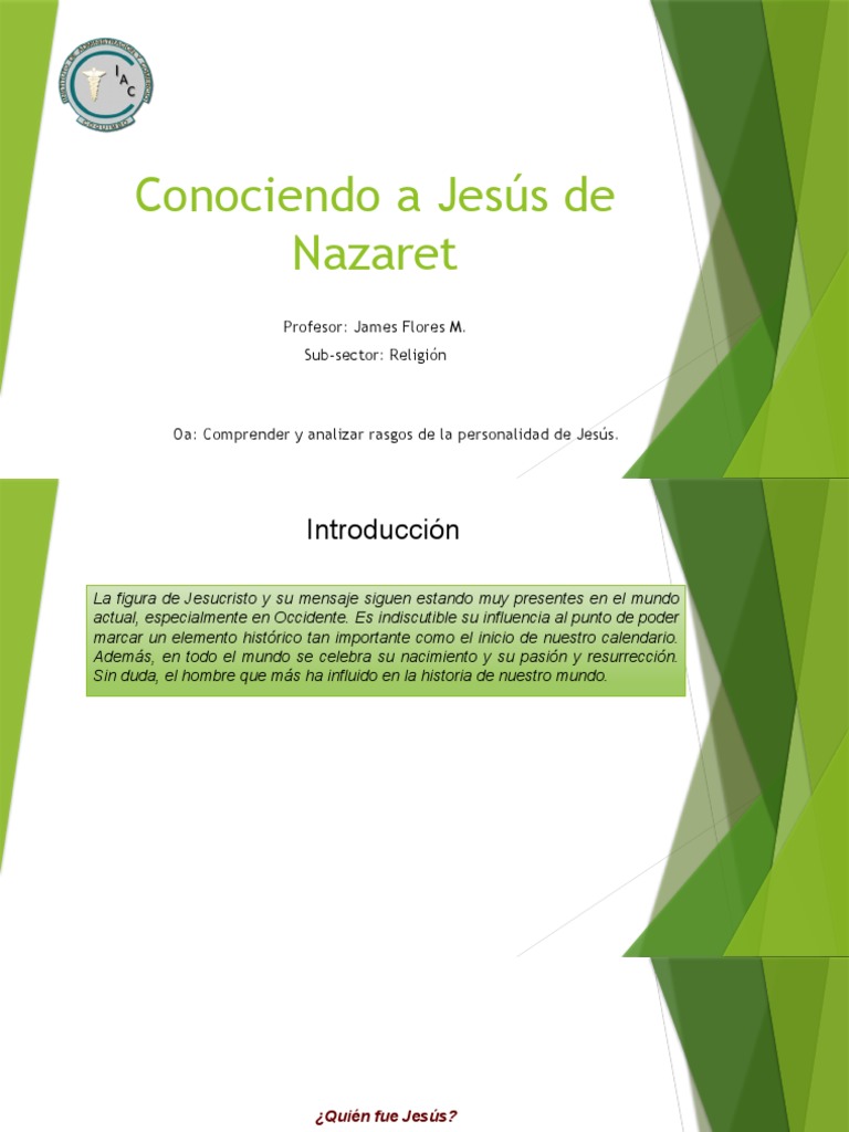 Conociendo A Jesus de Nazaret 7c2ba A B y 8c2ba A | PDF | Jesús ...